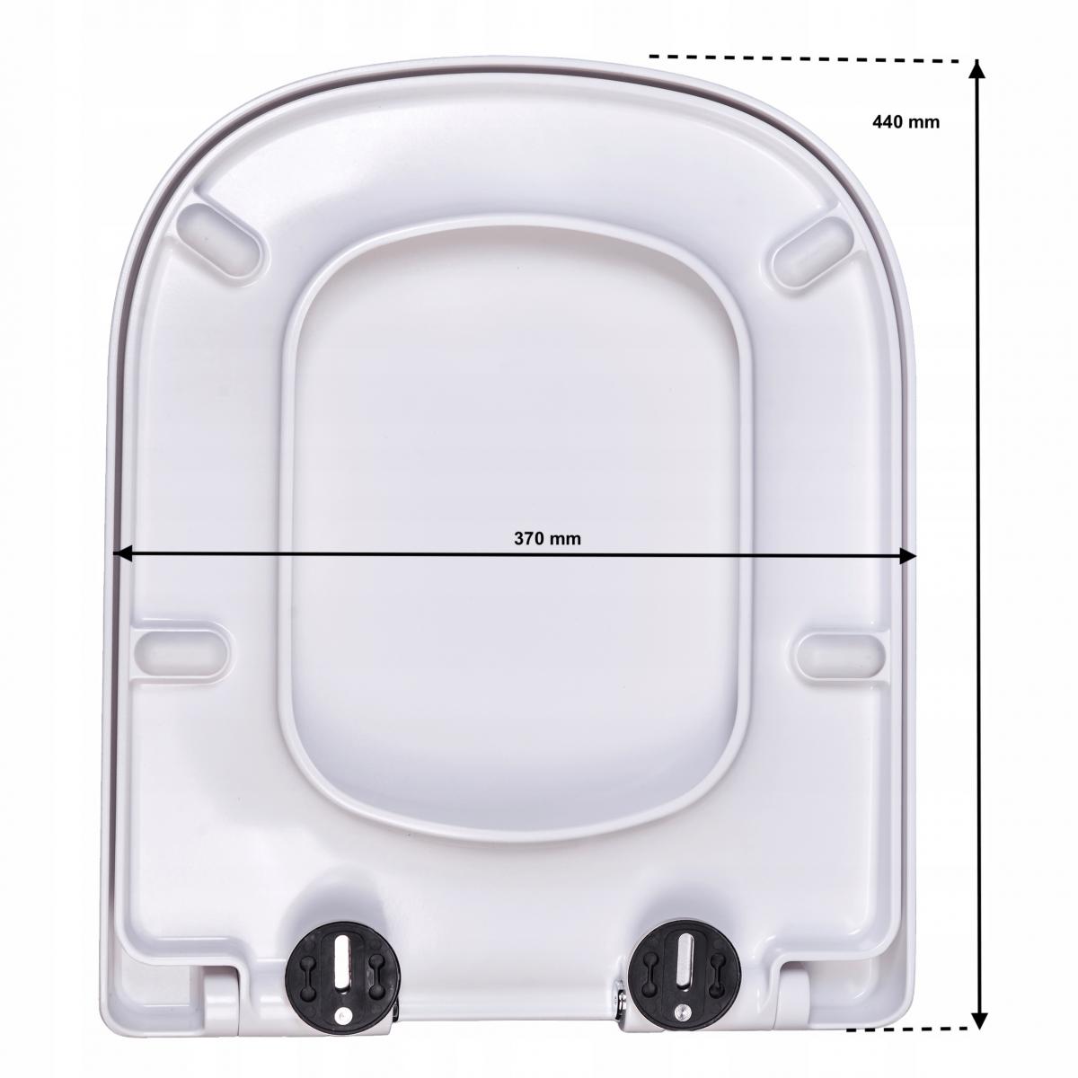 Deska sedesowa duroplastowa z zawiasem wolnoopadającym V-TEX