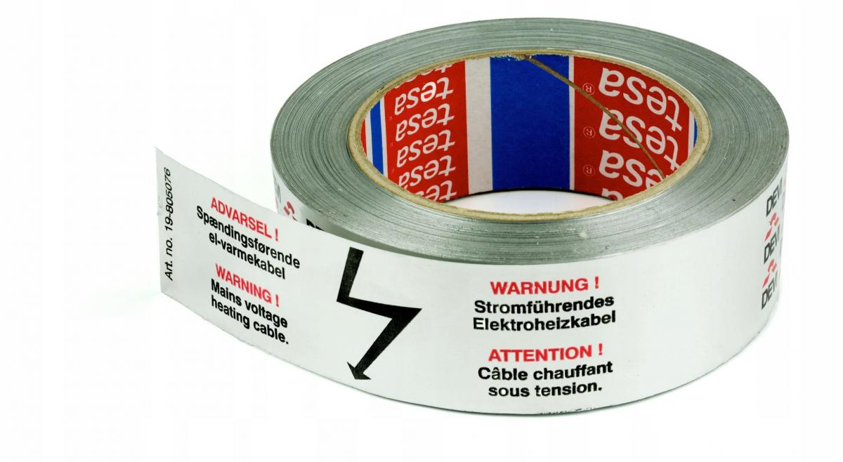 DEVI Taśma samoprzylepna aluminiowa 50m