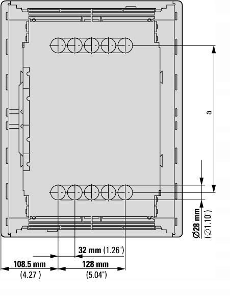 EATON Rozdzielnica podtynkowa KLV-12UPS-SF