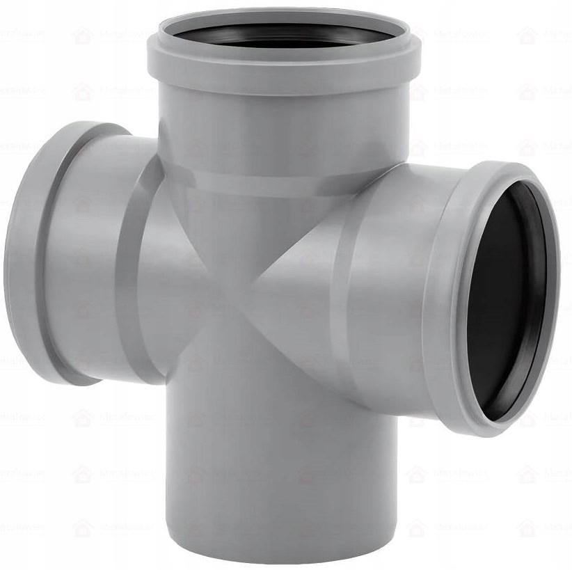 Czwórnik HT dwupłaszczyznowy 110x110x110x110/67 popiel sanitarny