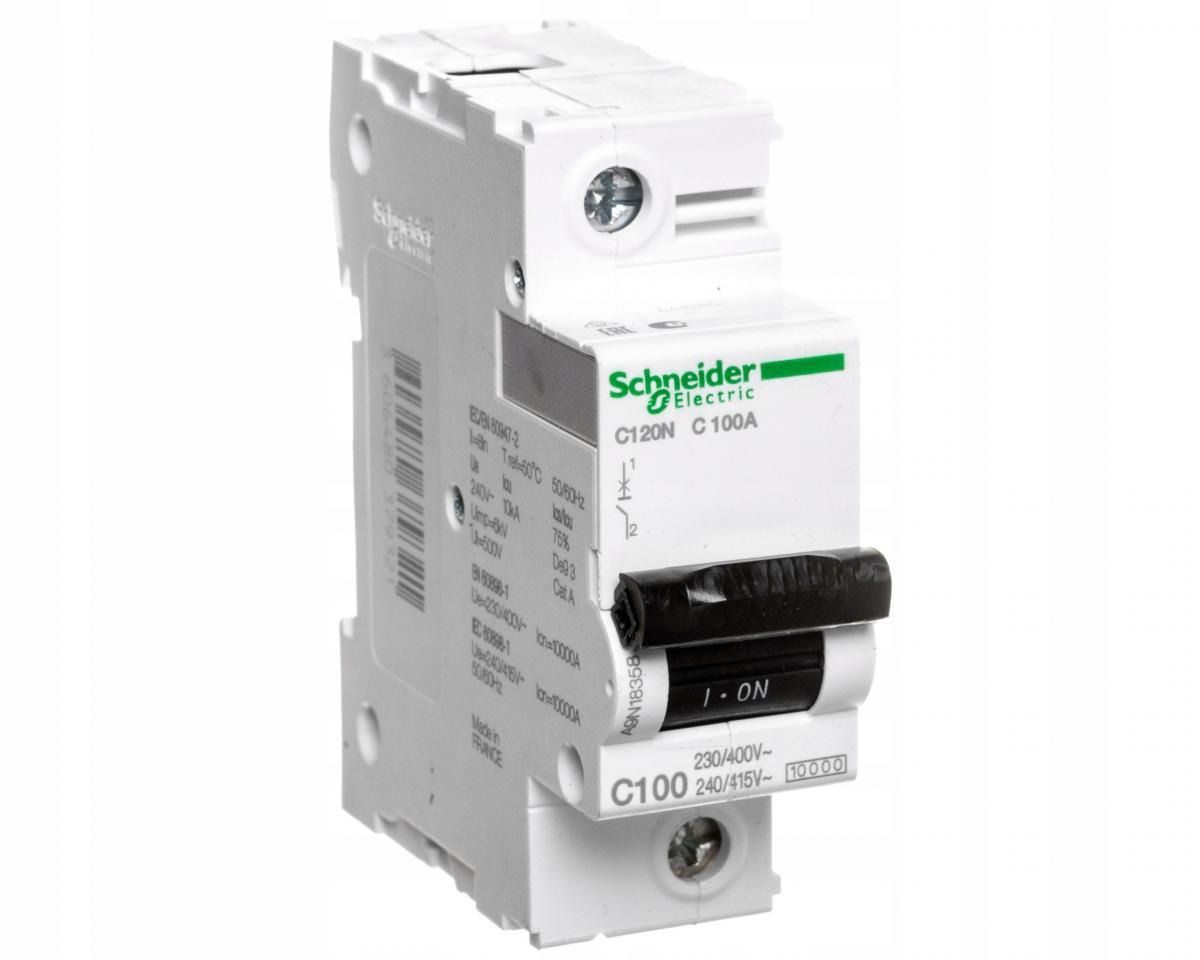 SCHNEIDER ELECTRIC Wyłącznik nadprądowy C120N-C100-1 C 100A 1-biegunowy