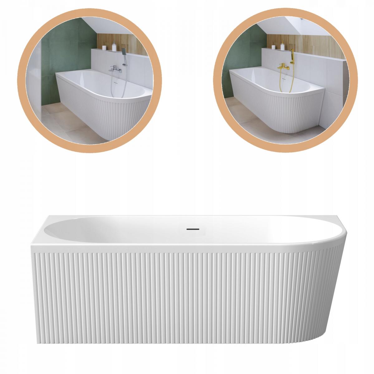 WANNA WOLNOST.PRZYŚC.RYFLOWANA 170 GLAMOUR INVENA TREND LEWA SYF.BIAŁY