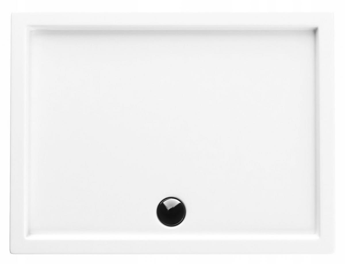 Brodzik akrylowy 3.267 Standard 90x120x5 cm Caspar, prostokątny odpływ na