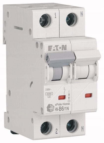 EATON Wyłącznik nadprądowy 6kA HN-B6/1N