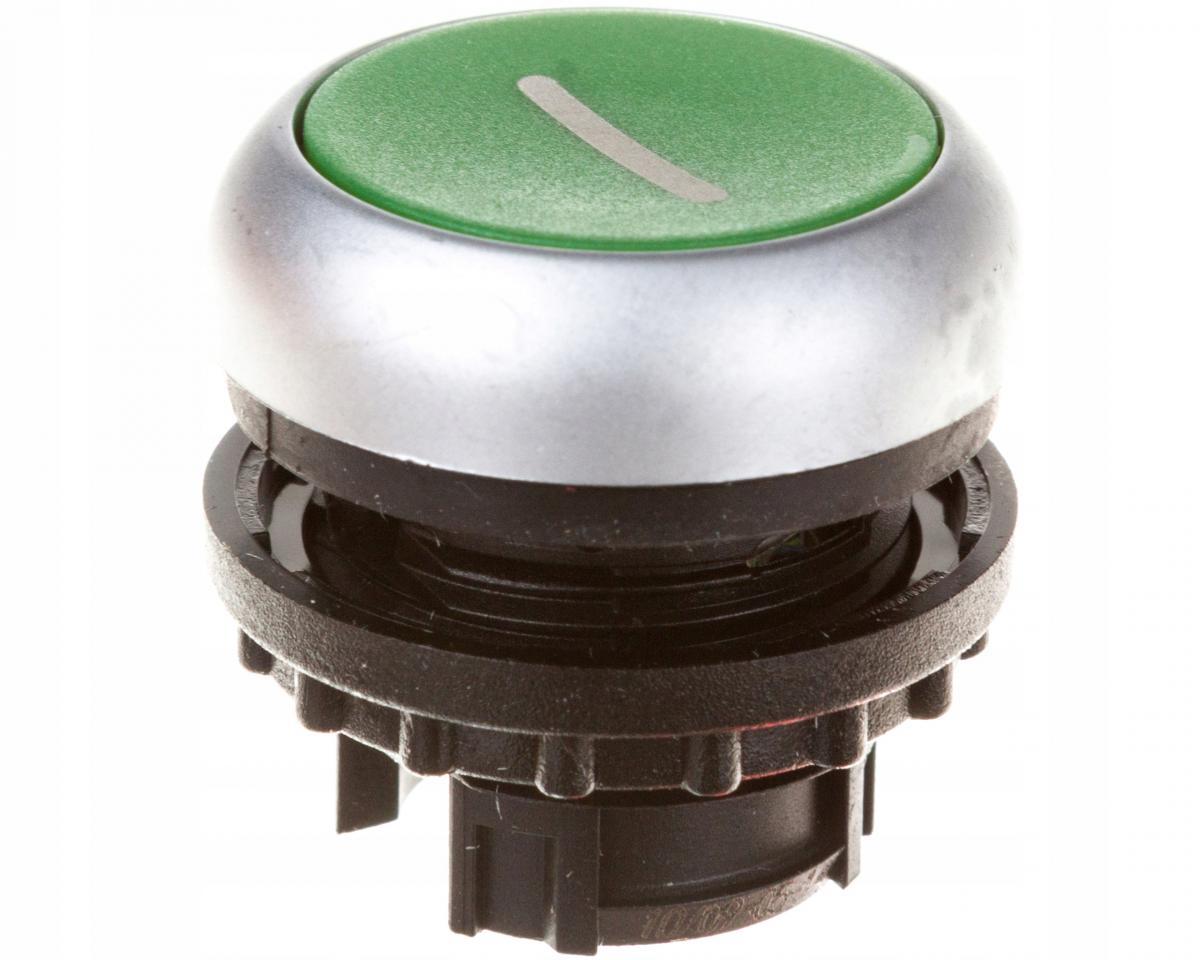 EATON Napęd M22-DR-G-X1 Przycisk płaski zielony bez samopowrotu