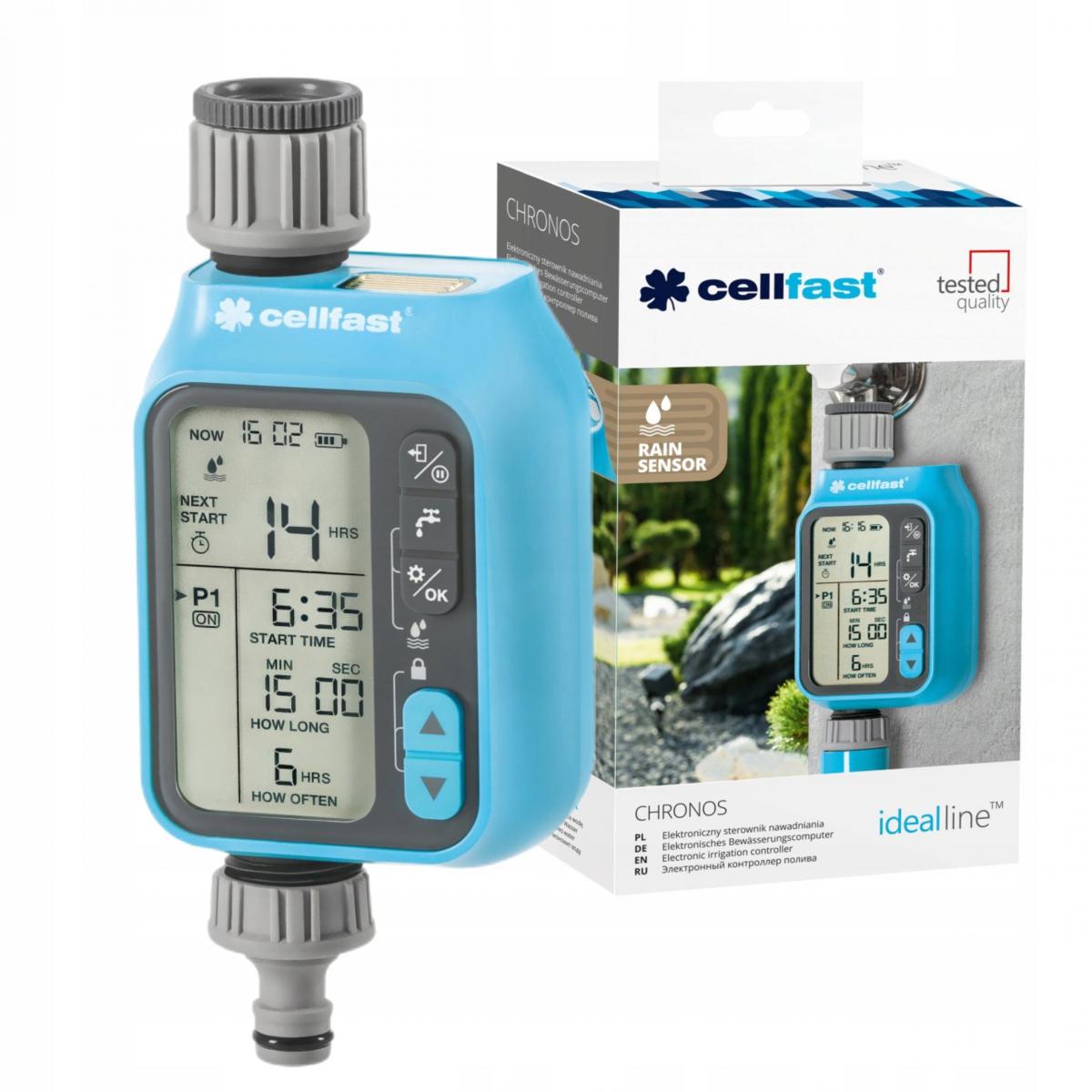 CELLFAST Elektroniczny sterownik nawadniania Chronos IDEAL
