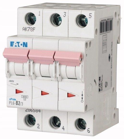 EATON Wyłącznik nadprądowy 6kA PL6-C16/3