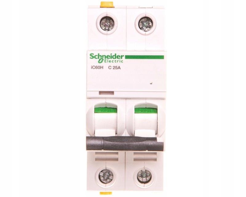 SCHNEIDER ELECTRIC Wyłącznik nadprądowy iC60H-C25-2 C 25A 2-biegunowy