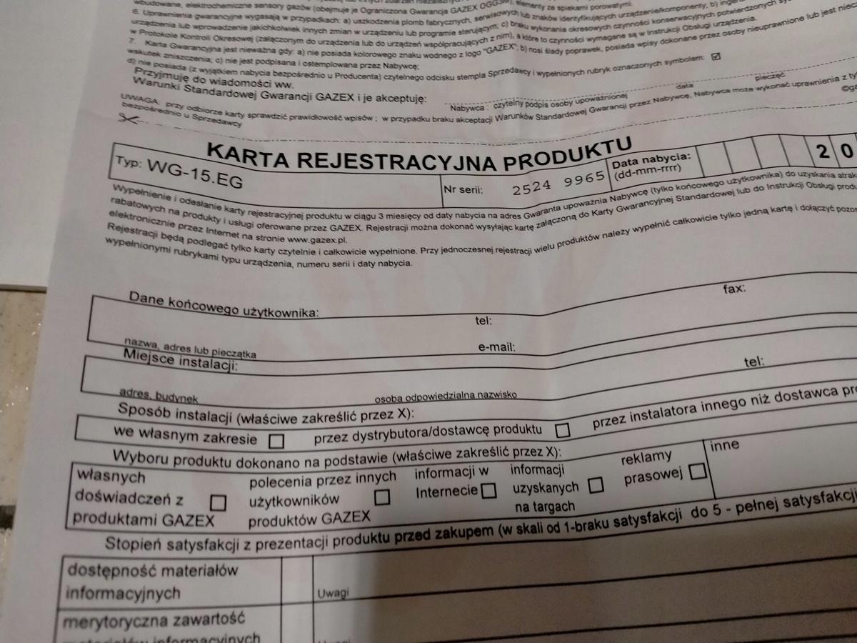 Detektor propanu-butanu LPG, 10/20/30% DGW propanu-butanu, sensor p-p, zasi