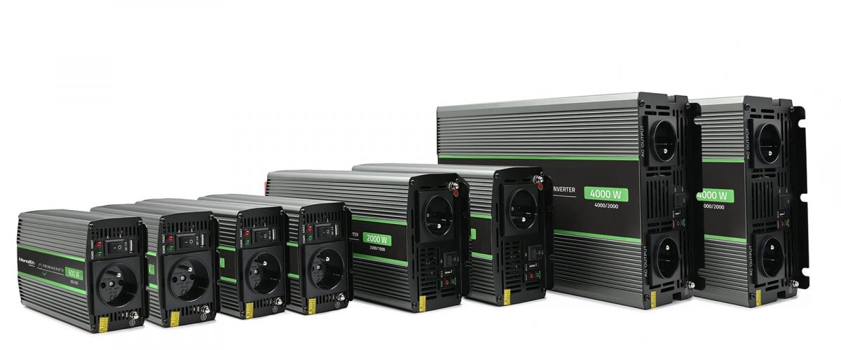 Przetwornica napięcia Monolith | 2000W | 4000W | 12V na 230V | Czysty Sinus