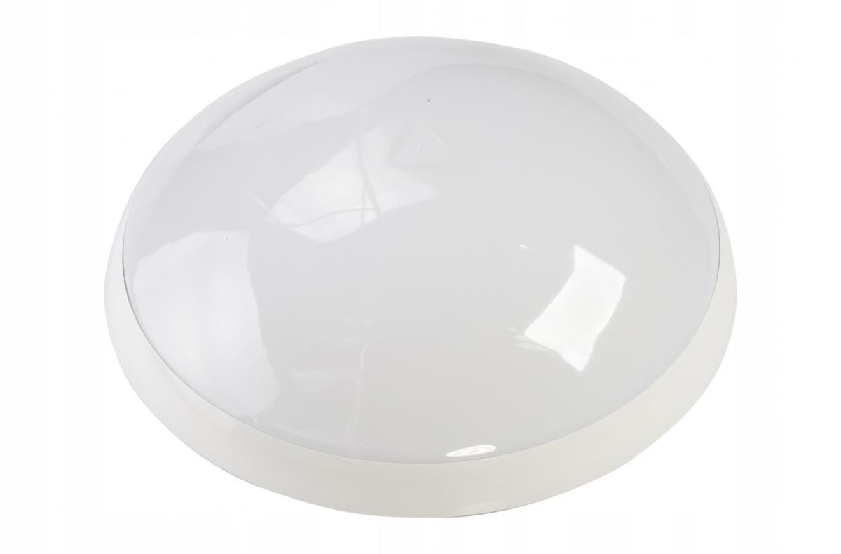Plafon wandaloodporny Camea, E27 75W, IP44, klosz OPAL poliwęglanowy matowy