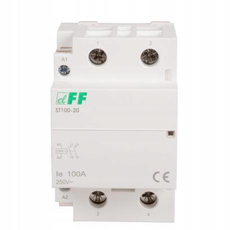 F&F Stycznik 100a, 230v, styki 2xno ST100-20