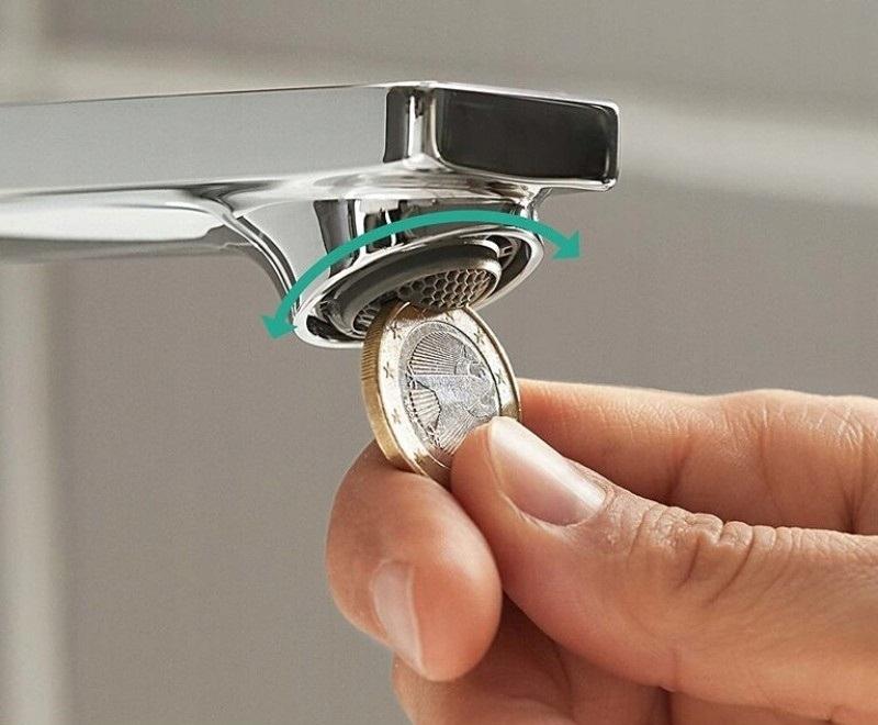 Bateria umywalkowa stojąca HANSGROHE Talis E 110 1-uchw 1-otw. biała mat