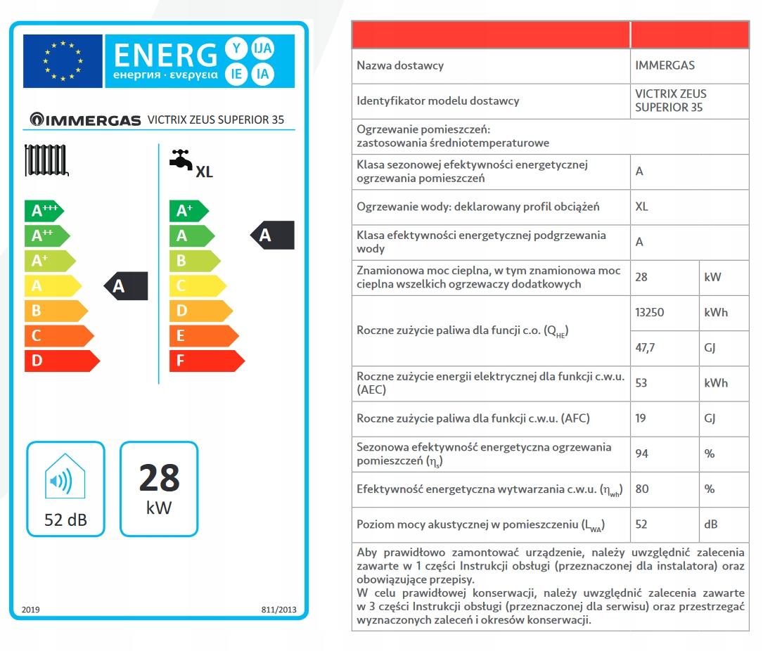 IMMERGAS VICTRIX ZEUS SUPERIOR 35 2-f 30kW 48h