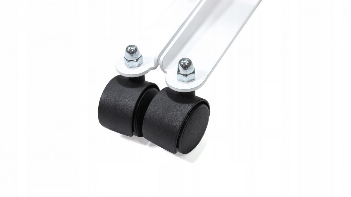 Stelaż z kółkami do grzejników metalowych oraz ceramicznych HD-WAVE - biały