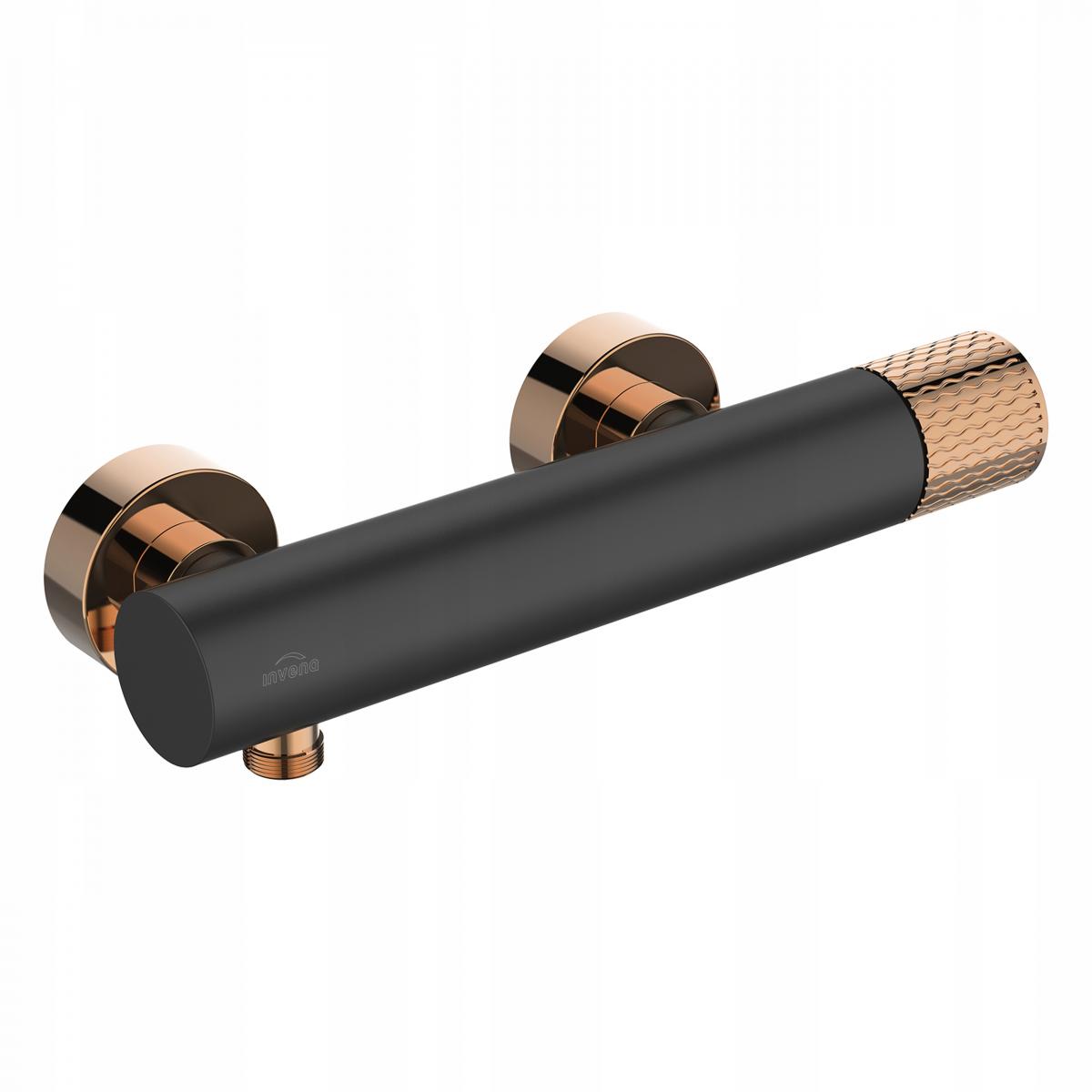 INVENA BATERIA NATRYSKOWA MOONLIGHT INVENA TREND CZARNA / ROSE GOLD