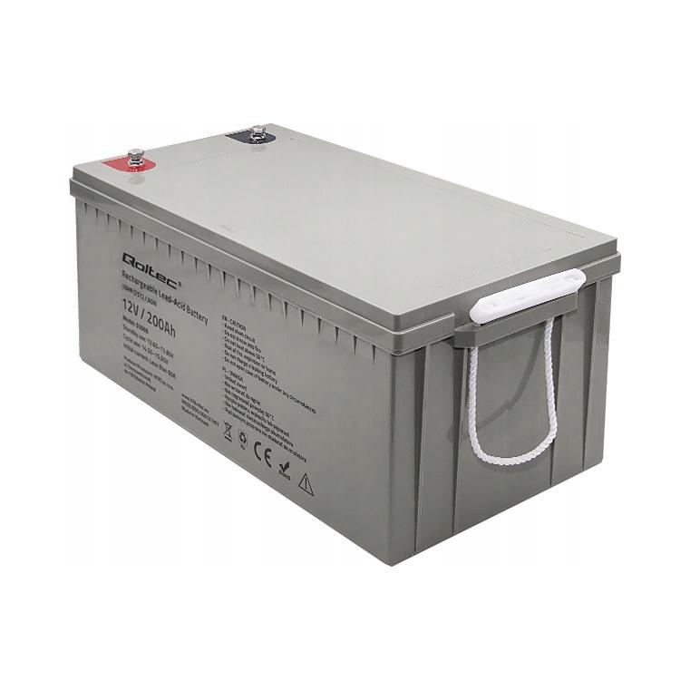 QOLTEC Akumulator AGM 12V 200Ah max. 3000A
