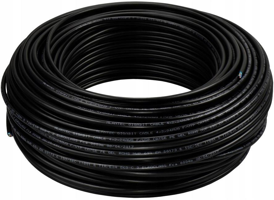 A-LAN Kabel sieciowy F/UTP kat.6 PE 4x2x23AWG 305m ZEWNĘTRZNY ŻELOWANY