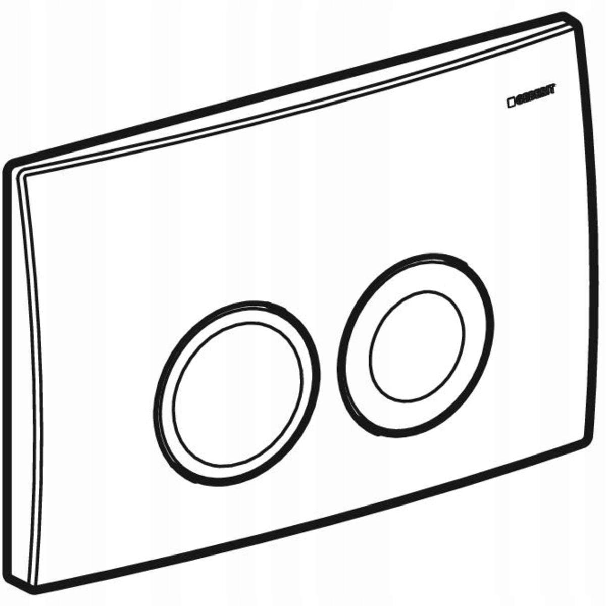 Przycisk spłuczki Geberit Delta25 Chrom 48h