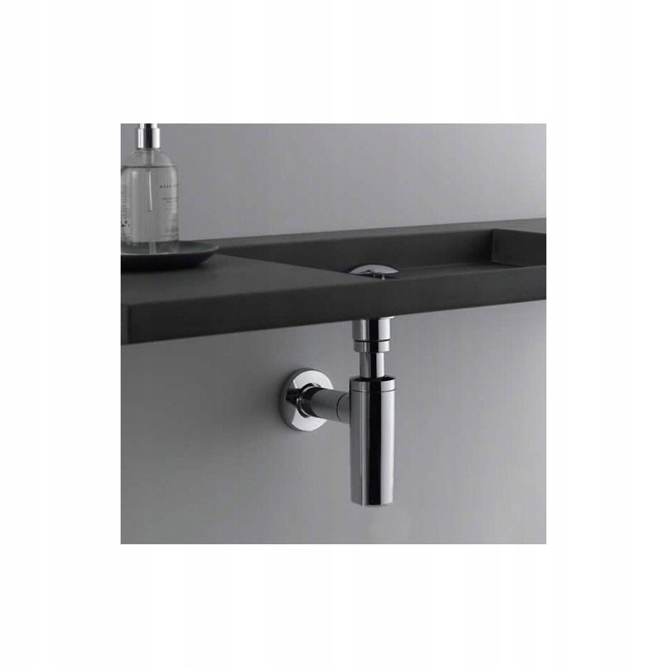 GEBERIT Syfon umywalkowy R 1 1/4x32 mm, chrom błyszczący