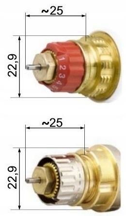 Głowica termostatyczna elektroniczna SALUS TRV10RFM, M30x1,5 mm, bateryjna