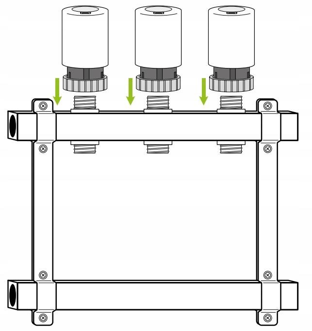 AURATON Vela - siłownik termoelektryczny, (następca modelu TE230-30 PRO)