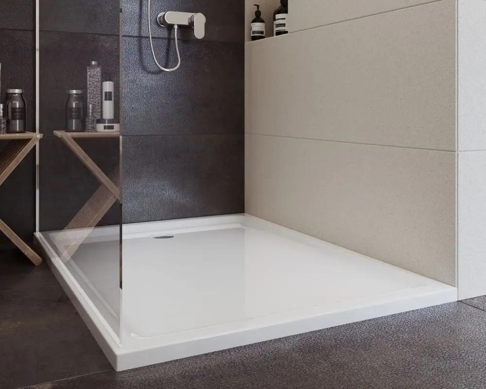 Kabina prysznicowa Walk-In Mille chrom 120 x 200 szkło transparentne