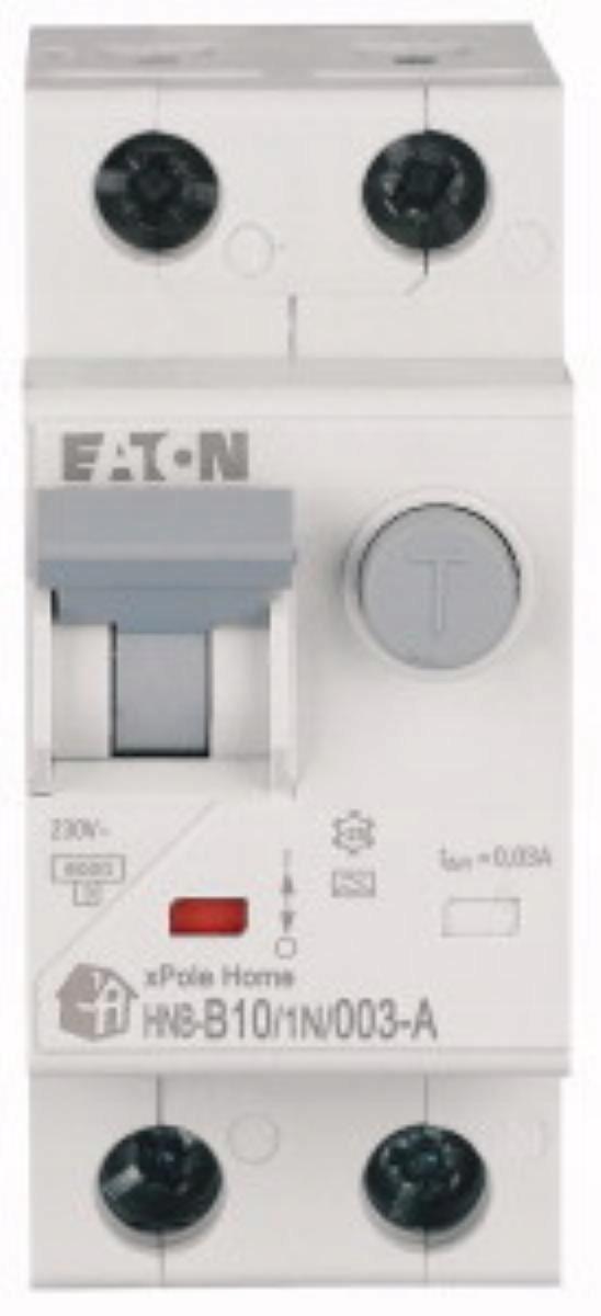 EATON Wyłącznik kombinowany 6kA typ A HNB-B10/1N/003-A