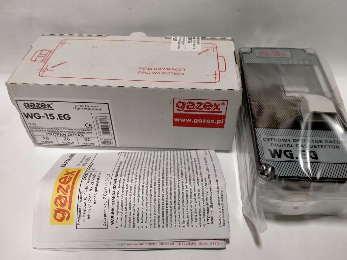 Detektor propanu-butanu LPG, 10/20/30% DGW propanu-butanu, sensor p-p, zasi