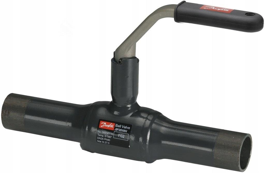 DANFOSS Zawór kulowy JIP z końcówkami do wspawania, PN40, DN25