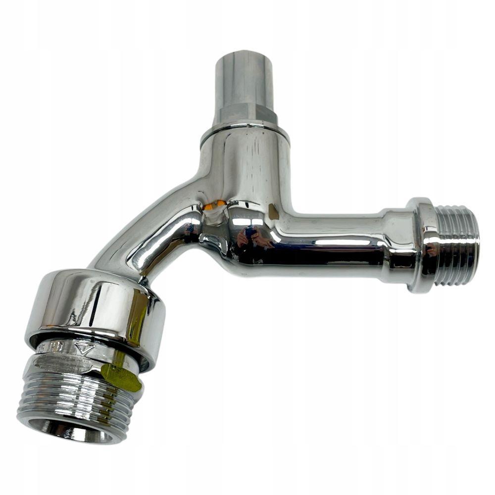 SCHELL Zawór czerpalny 1/2, chrom z BSZ głowica na klucz nasadkowy sw6