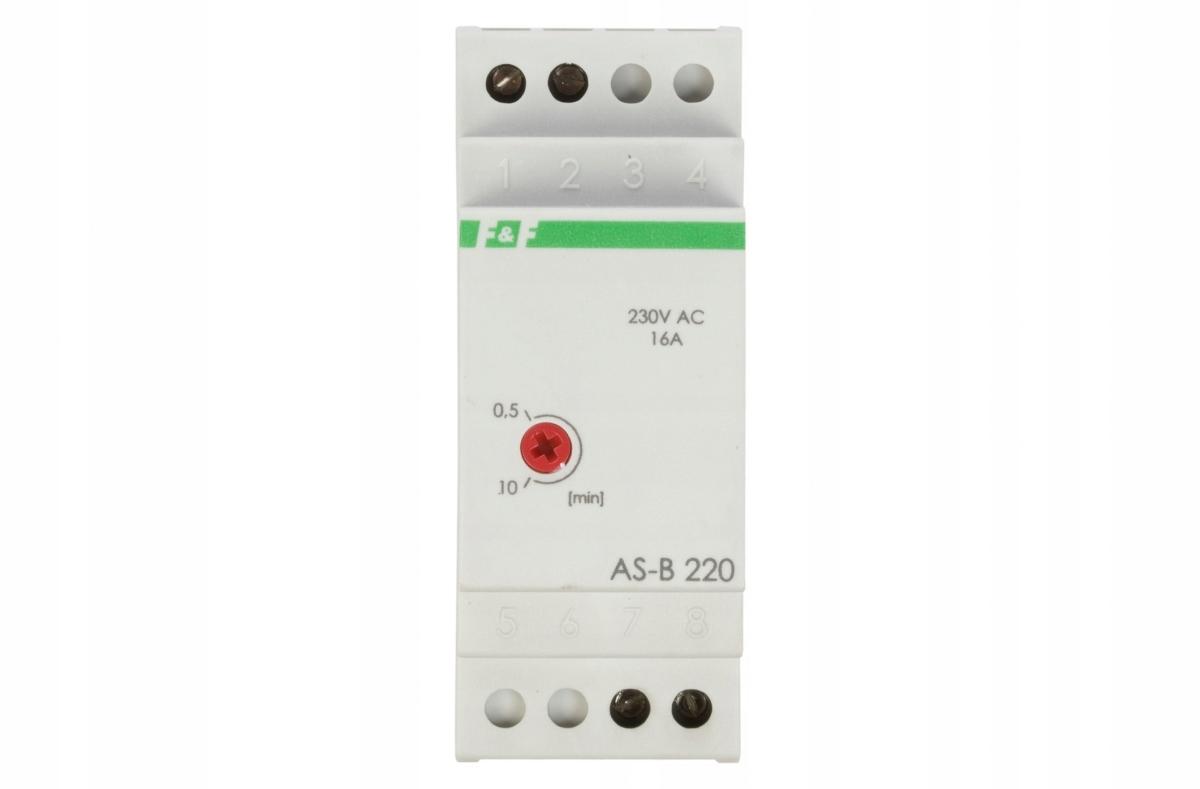 F&F Automat schodowy AS-B220 Un=230V, I=16A , 2 moduły