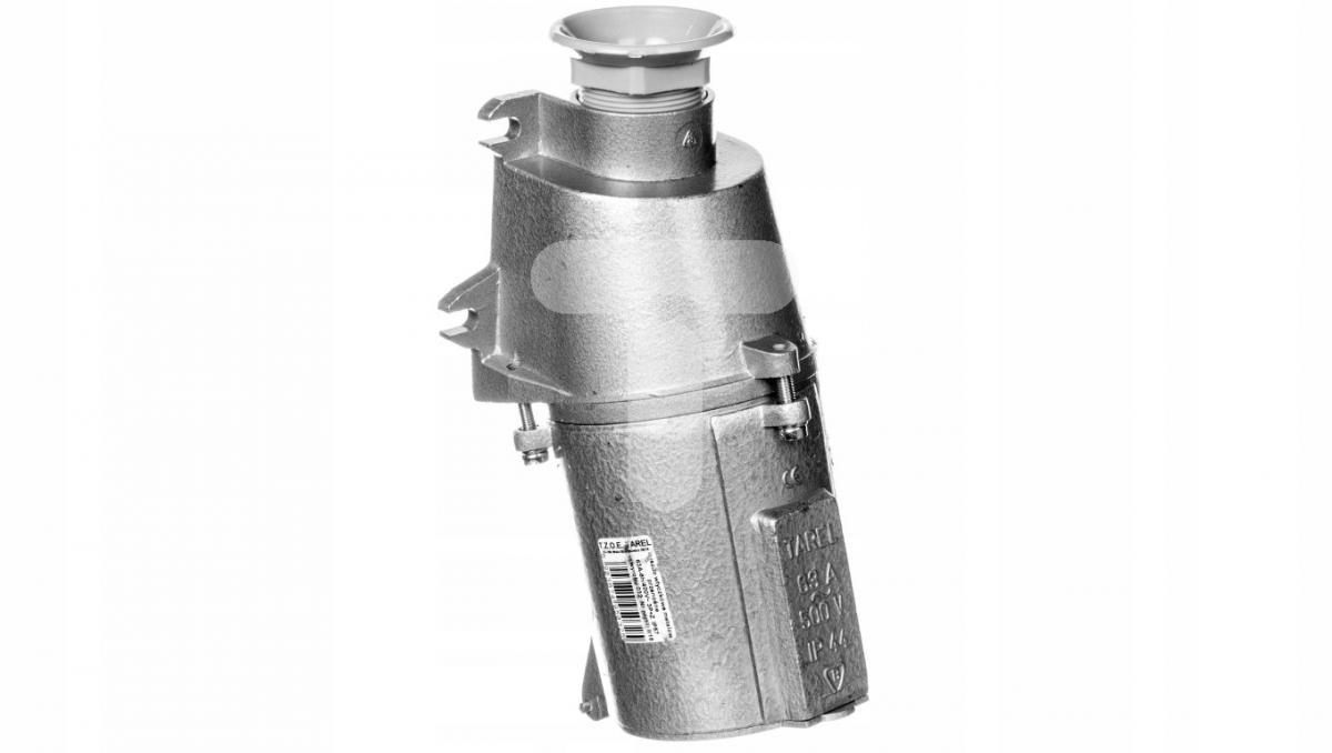 POLAM-NAKŁO Gniazdo 63A 3P+Z IP44 metalowe stałe 500V, płaskie bolce