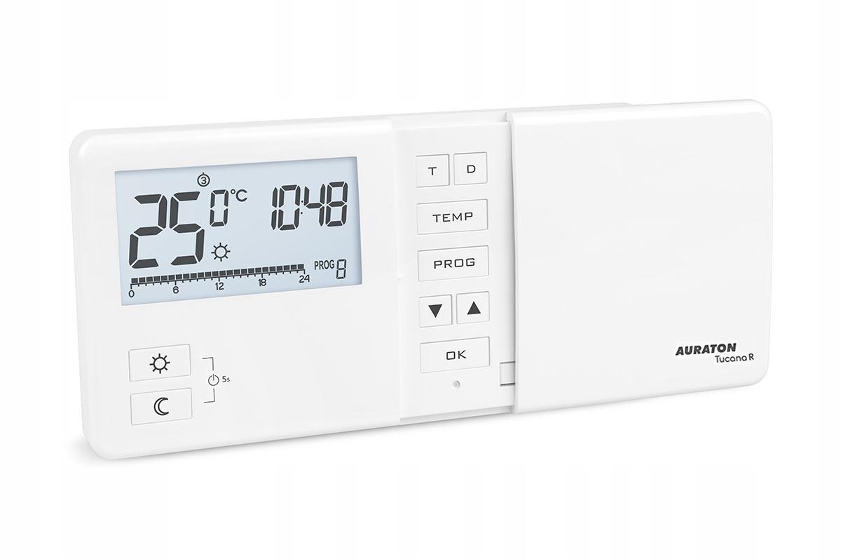 AURATON Tucana SET - Tygodniowy, bezprzewodowy regulator temperatury ze ste