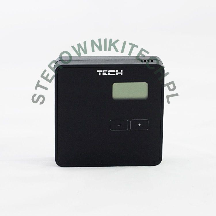 Regulator pokojowy dwustanowy przewodowy TECH ST-294 v1 czarny