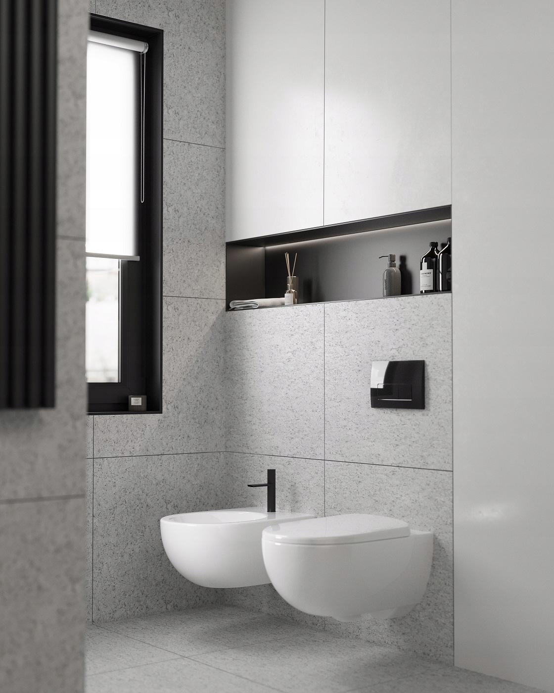 GEBERIT Miska wisząca WC Selnova Premium z deską sedesową wolne opadanie