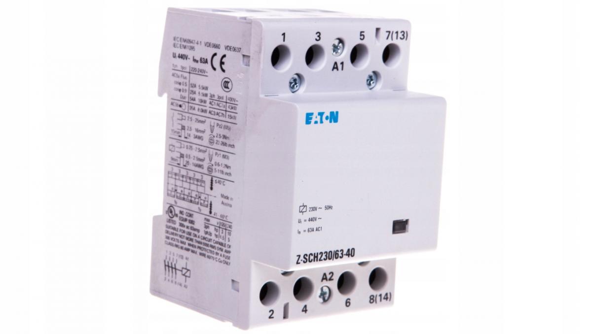 EATON Stycznik instalacyjny Z-SCH Z-SCH230/63-04