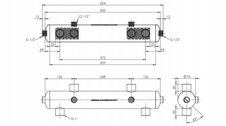 AFRISO Sprzęgło hydrauliczne AFRISO BLH 801 ocieplone