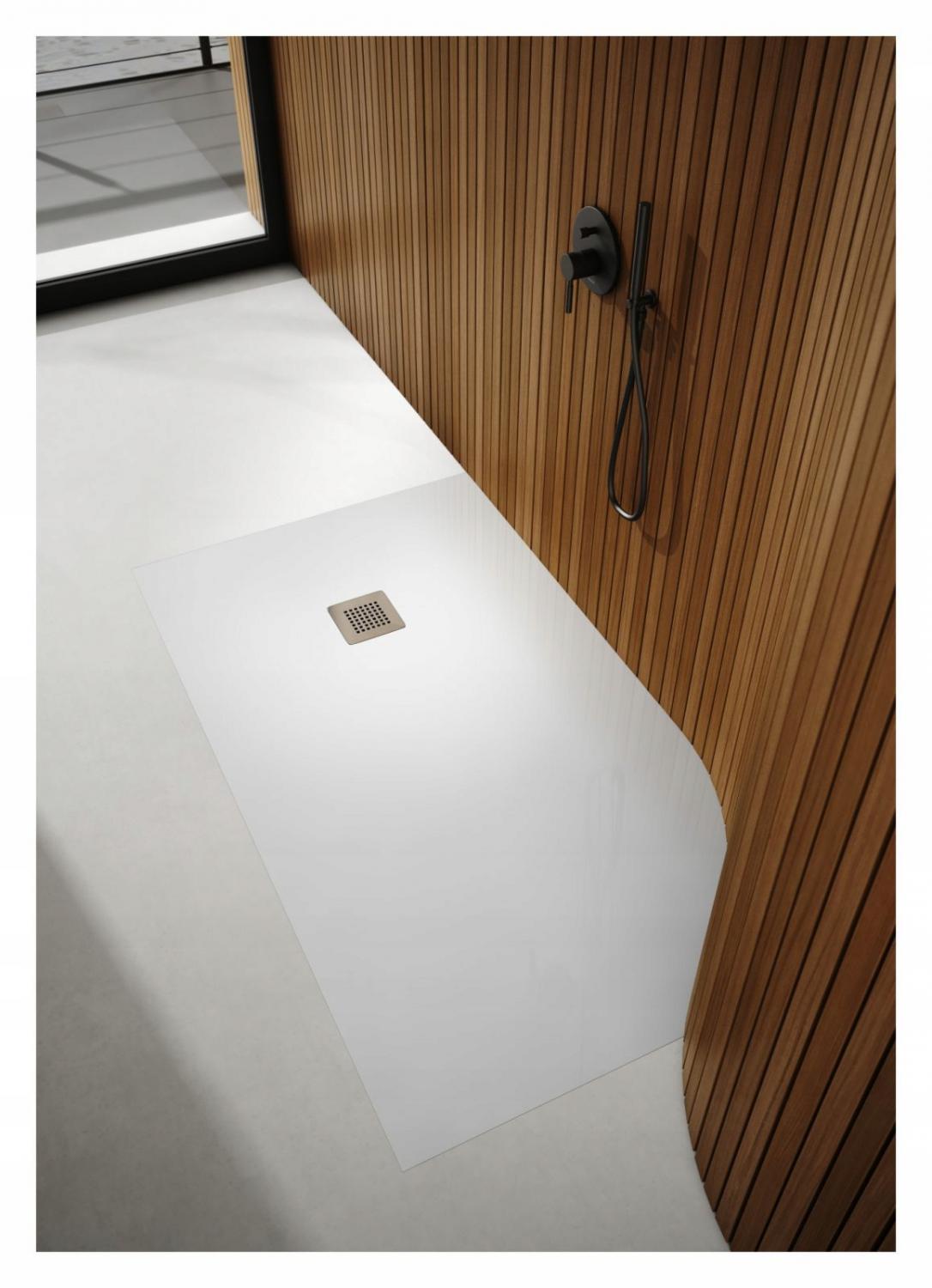 Brodzik kompozytowy 3.3119-M2 Stabilsound Plus White Stone 90x140x3,5 cm K