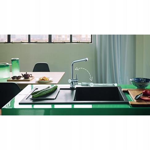 Bateria kuchenna podokienna Atlas Neo pull-out window Stal szlachetna