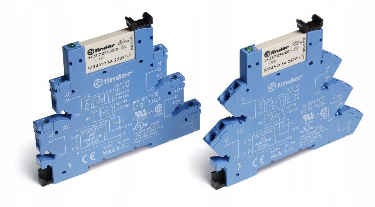 FINDER Przekaźnikowy moduł sprzęgający 1P 6A 24V DC