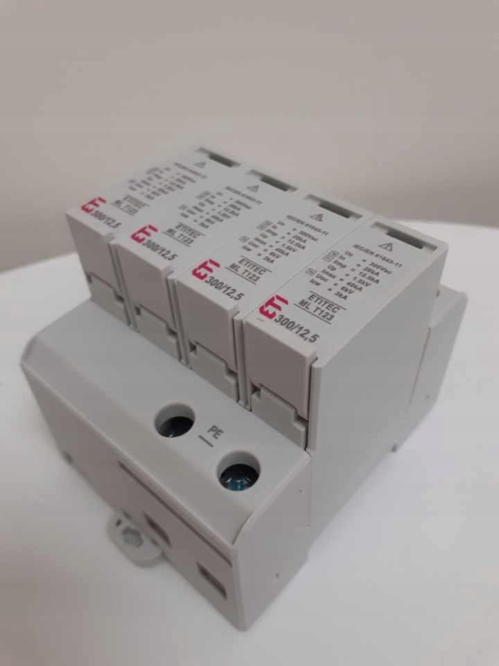 ETI Modułowy ogranicznik przepięć ETITEC ML T123 300/12,5 4+0 RC