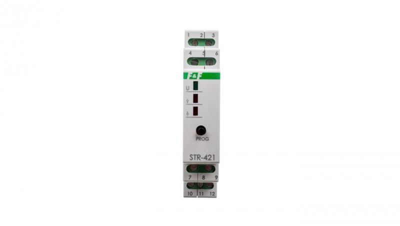 F&F Sterownik rolet STR-421 dwuprzyciskowy, Un=24V AC, 8A, 1 moduł