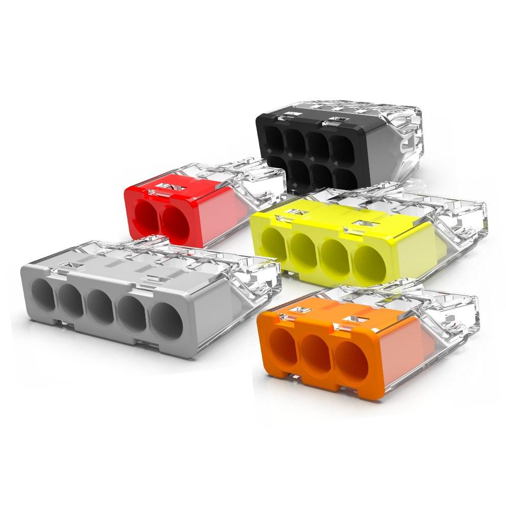 Szybkozłączka mini PC-215S do przewodu typu drut, 0,2-2,5mm2 opk=100szt