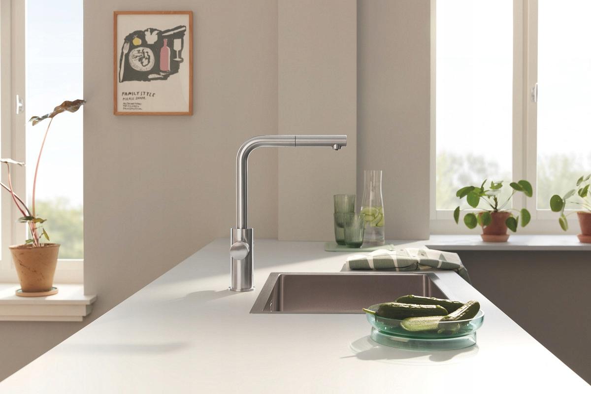 Bateria filtrująca Grohe Blue Pure Minta z wyciąganą, obracaną w zakresie 3