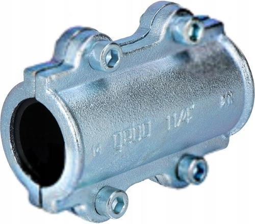 Obejma naprawcza długa Gebo DS 1 1/4 do rur stalowych