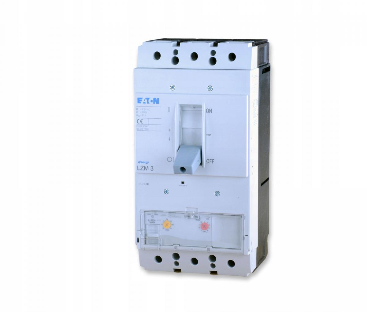 EATON Wyłącznik mocy LZM3, 3-biegunowy Ir=315-630A LZMN3-AE630-I