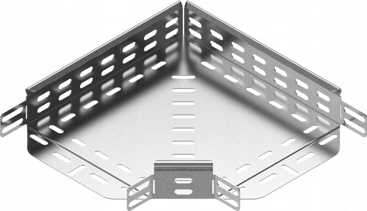 BAKS Kolanko 90° KKJ300H50, grubość blachy 1,0mm
