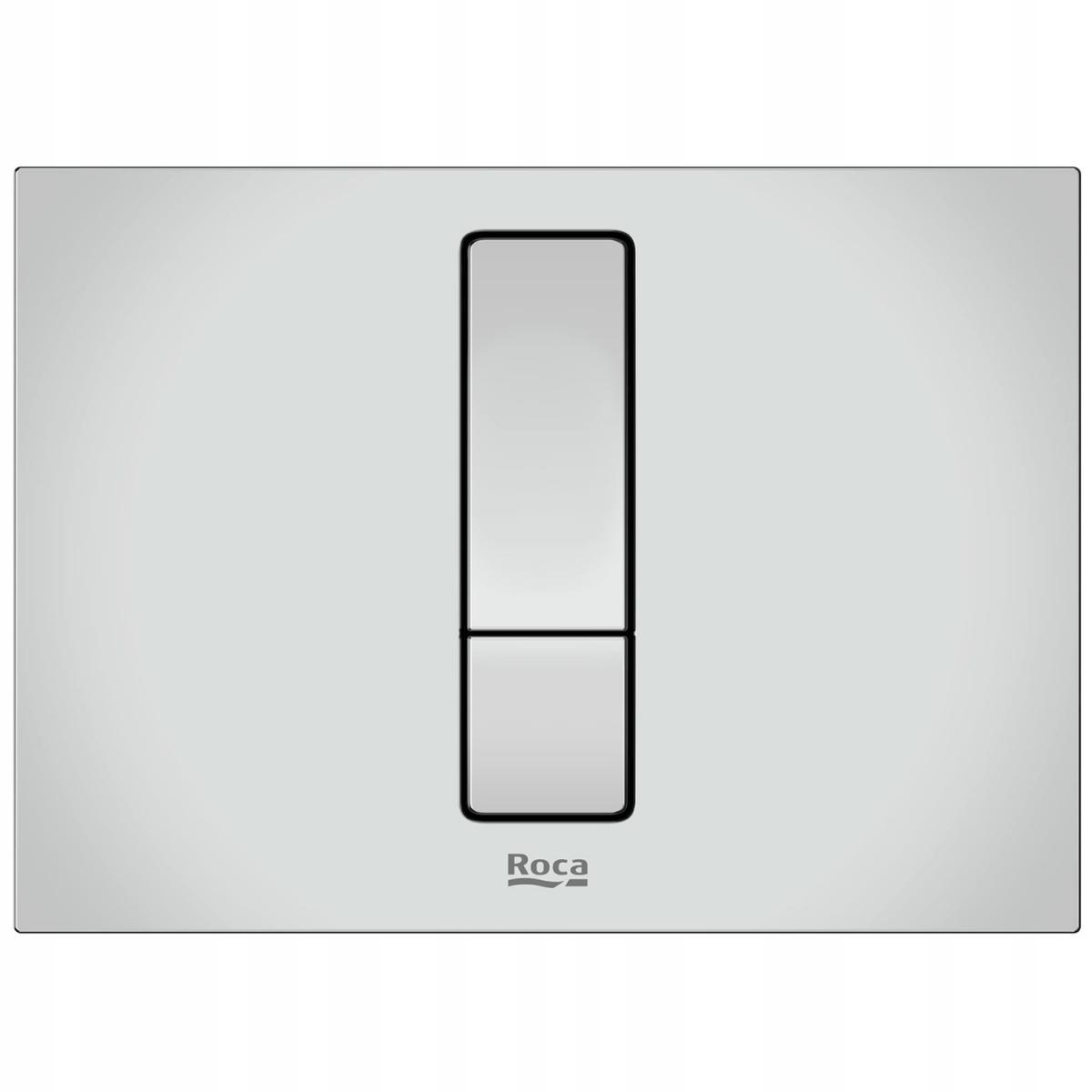 Przycisk spłukujący ROCA DUPLO S PS4 podwójny chrom 202 x 145 x 6 mm