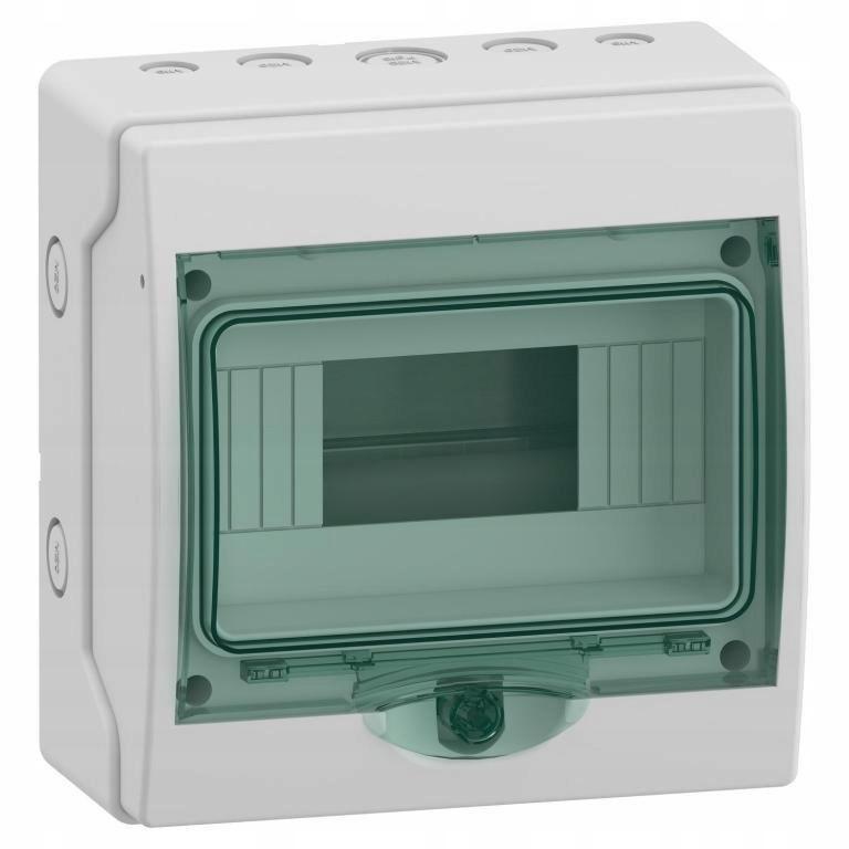 Obudowa natynkowa Mini Mureva (dawna Kaedra) IP65 mMRV-1-8-NT-T drzwi trans